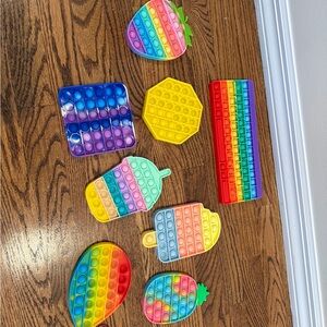 Pop It Fidget Toy Set (8 included)